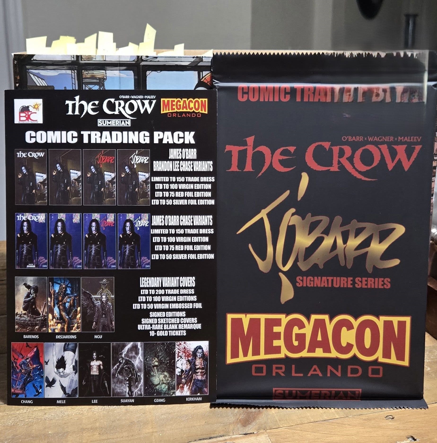 The Crow Comic Mystery Envelope ￼