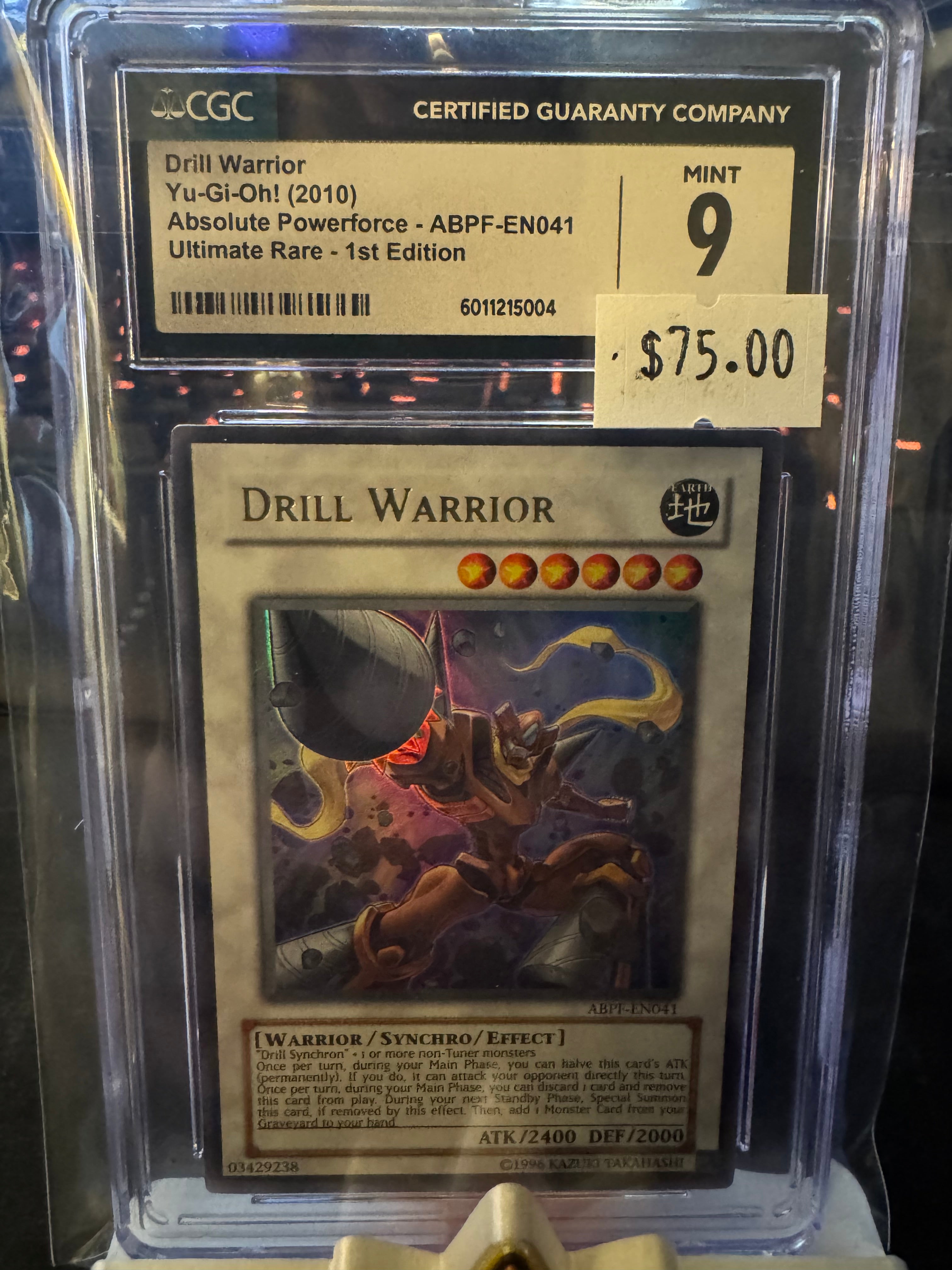 Drill Warrior CGC 9 ABPF-EN041