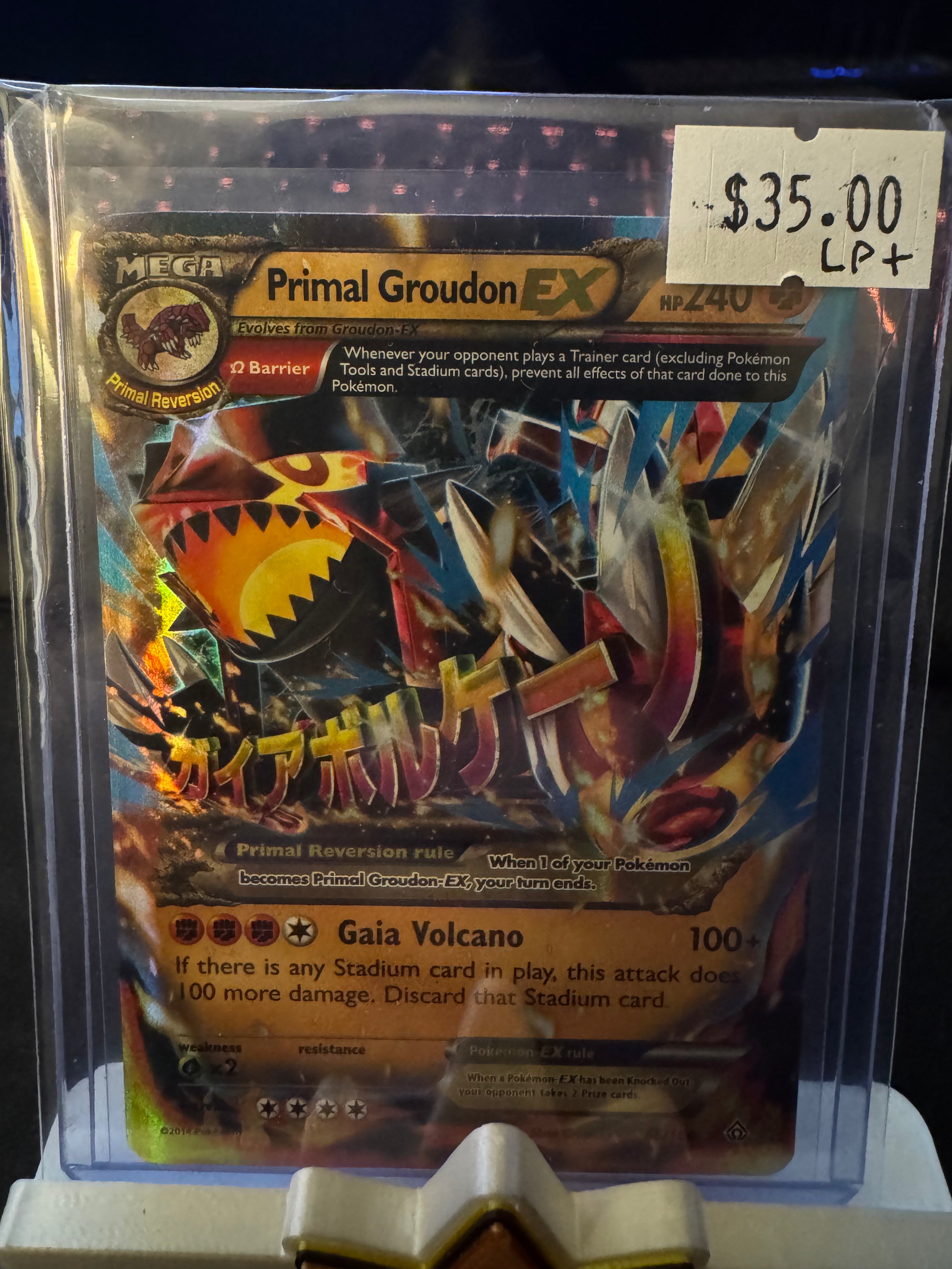 Primal Groudon EX (Raw) LP+