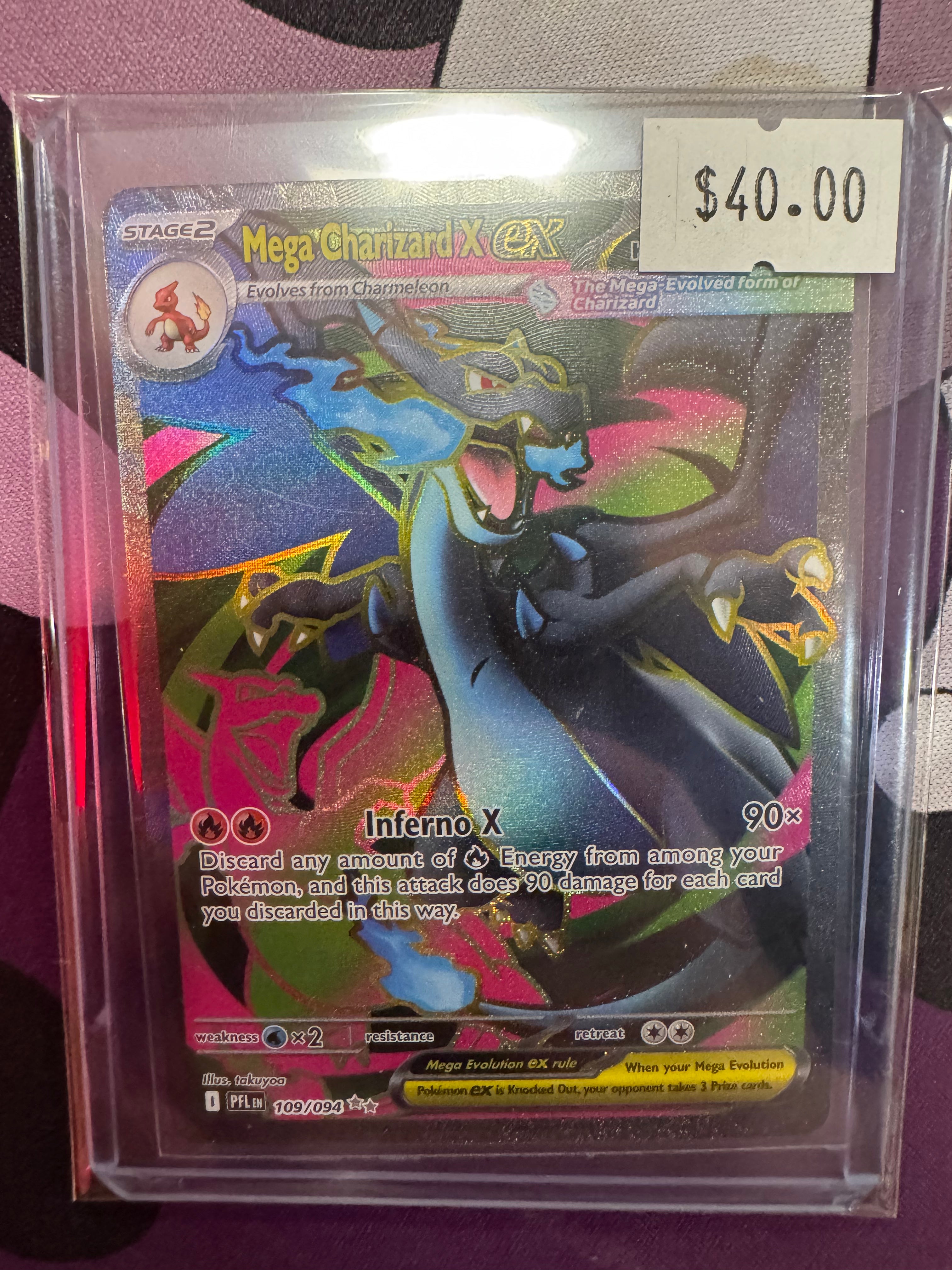 Mega Charizard X EX (Raw)