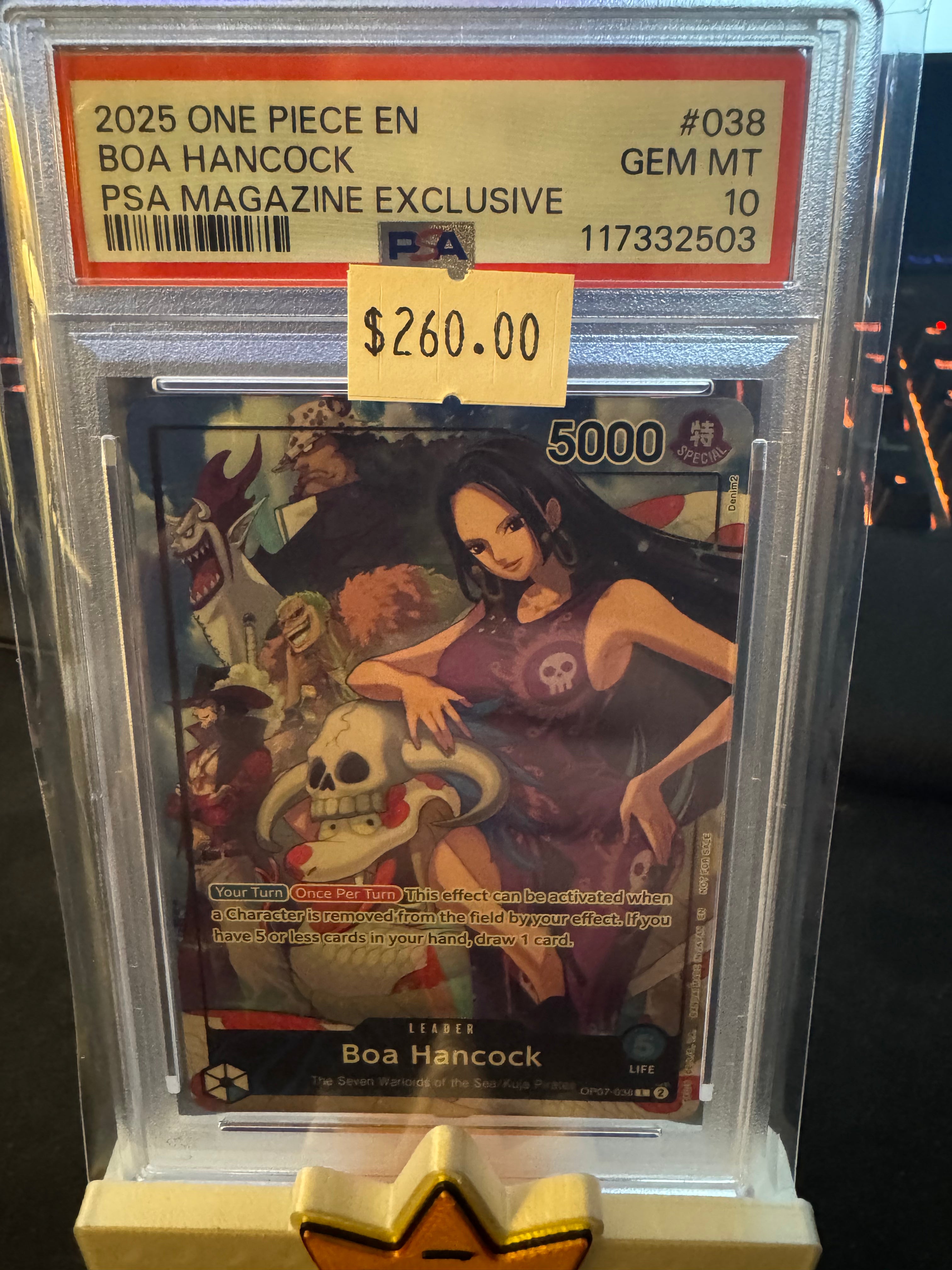Boa Hancock PSA 10 (PSA Magazine Exclusive)