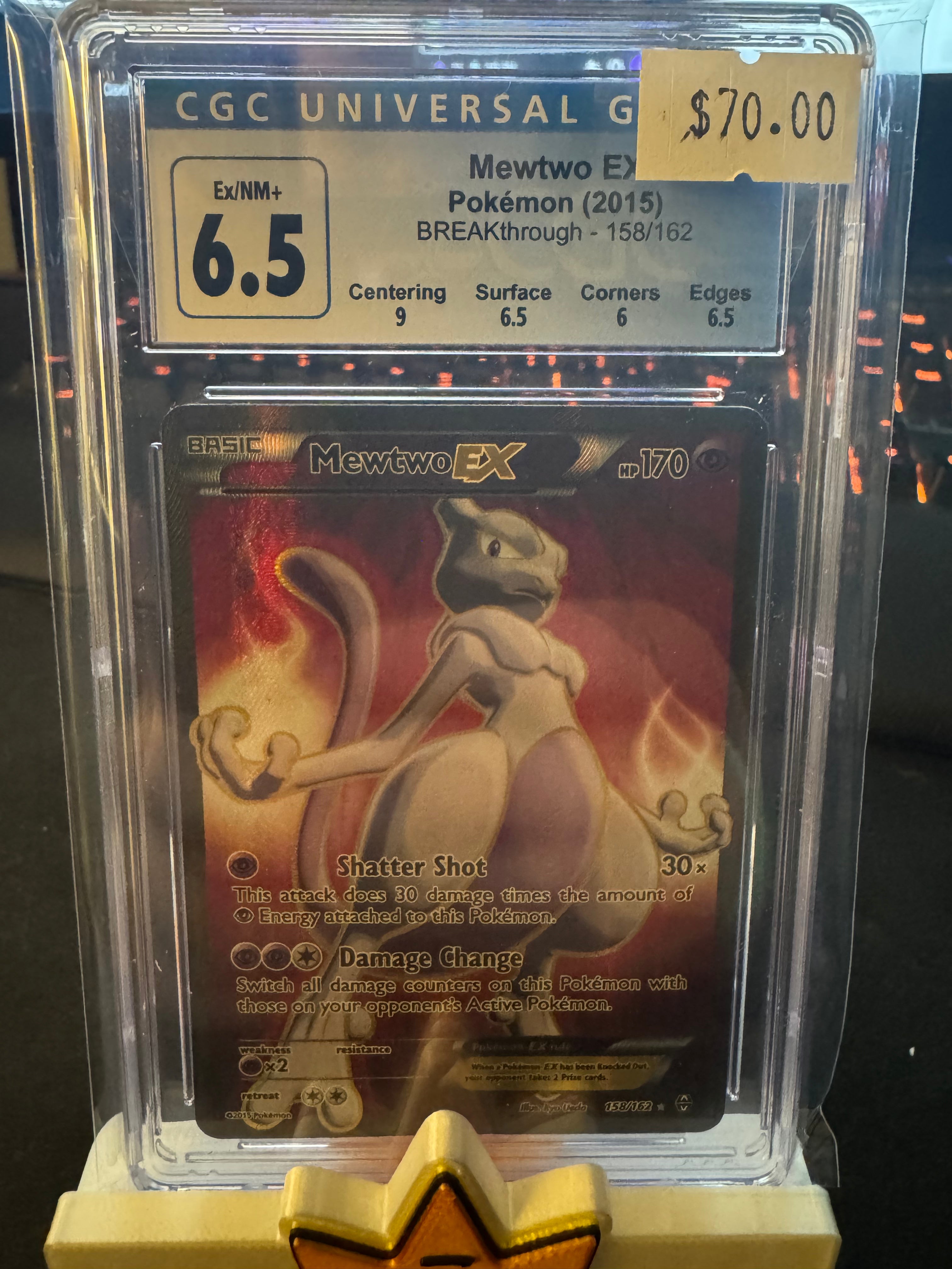 Mewtwo EX CGC 6.5
