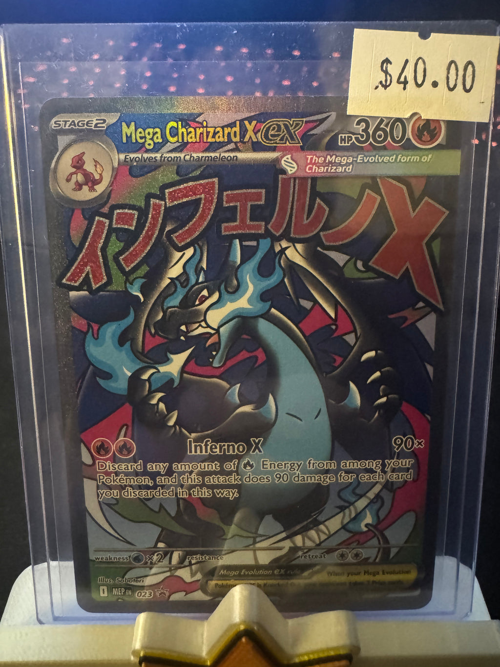 Mega Charizard X ex (Raw) Promo
