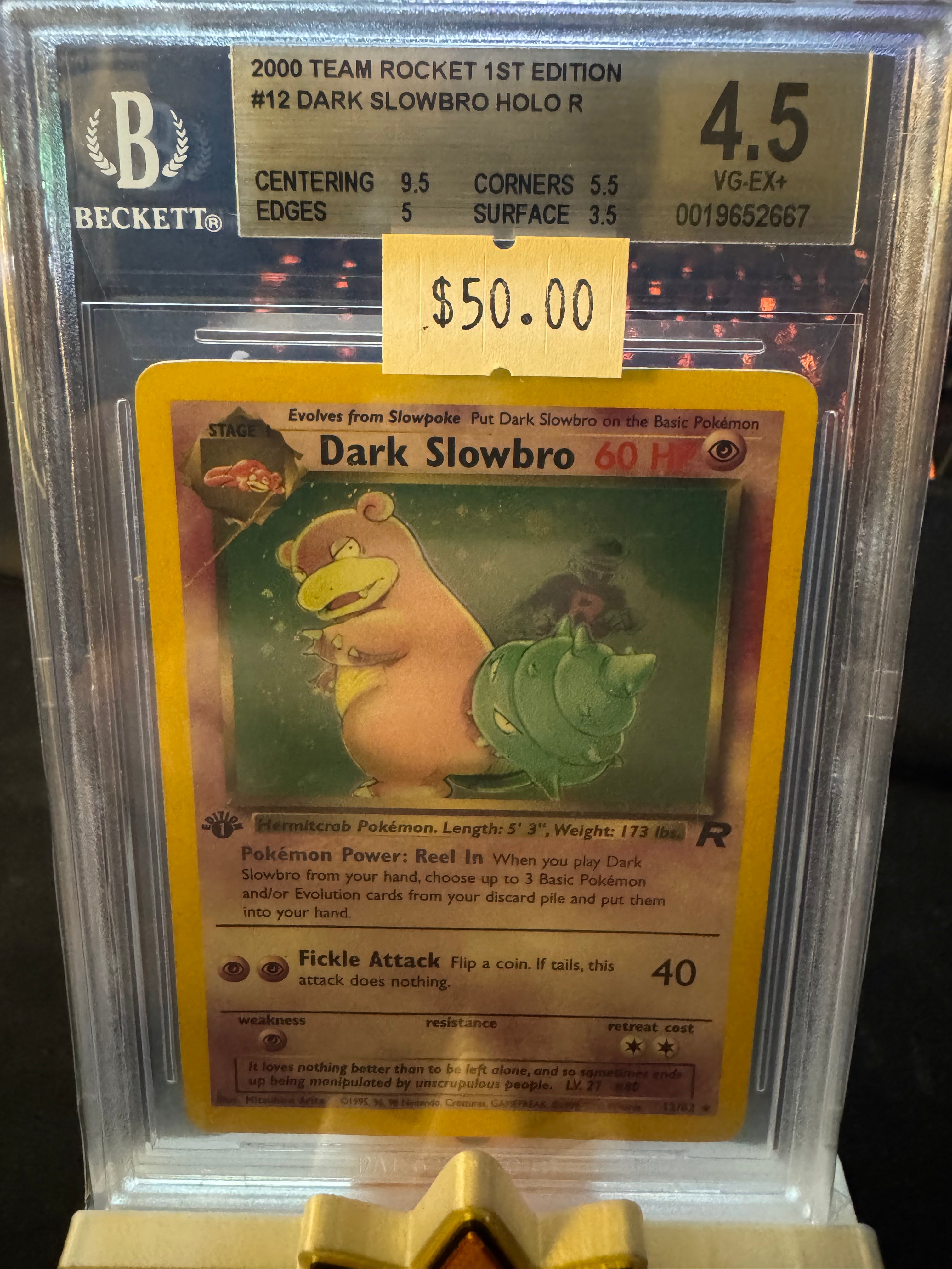 Dark Slowbro BGS 4.5 1st Edition