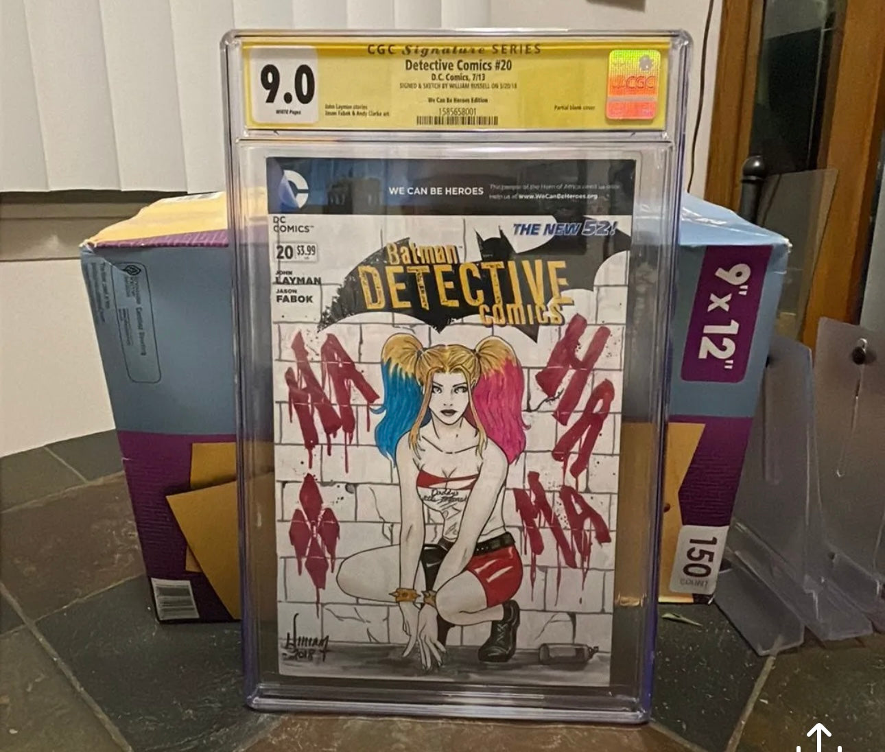 Graded Custom Harley Quinn Sketch