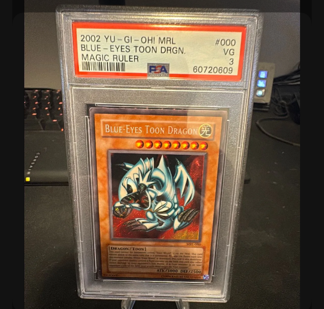 Blue Eyes Toon Dragon PSA 3 MRL-000