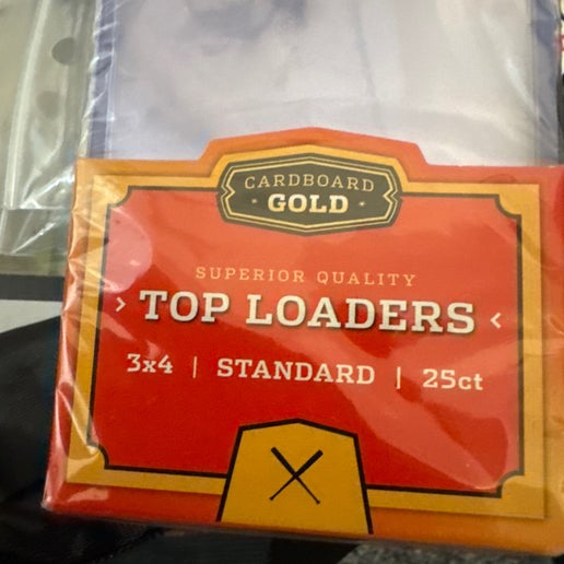 Cardboard Gold Top Loaders